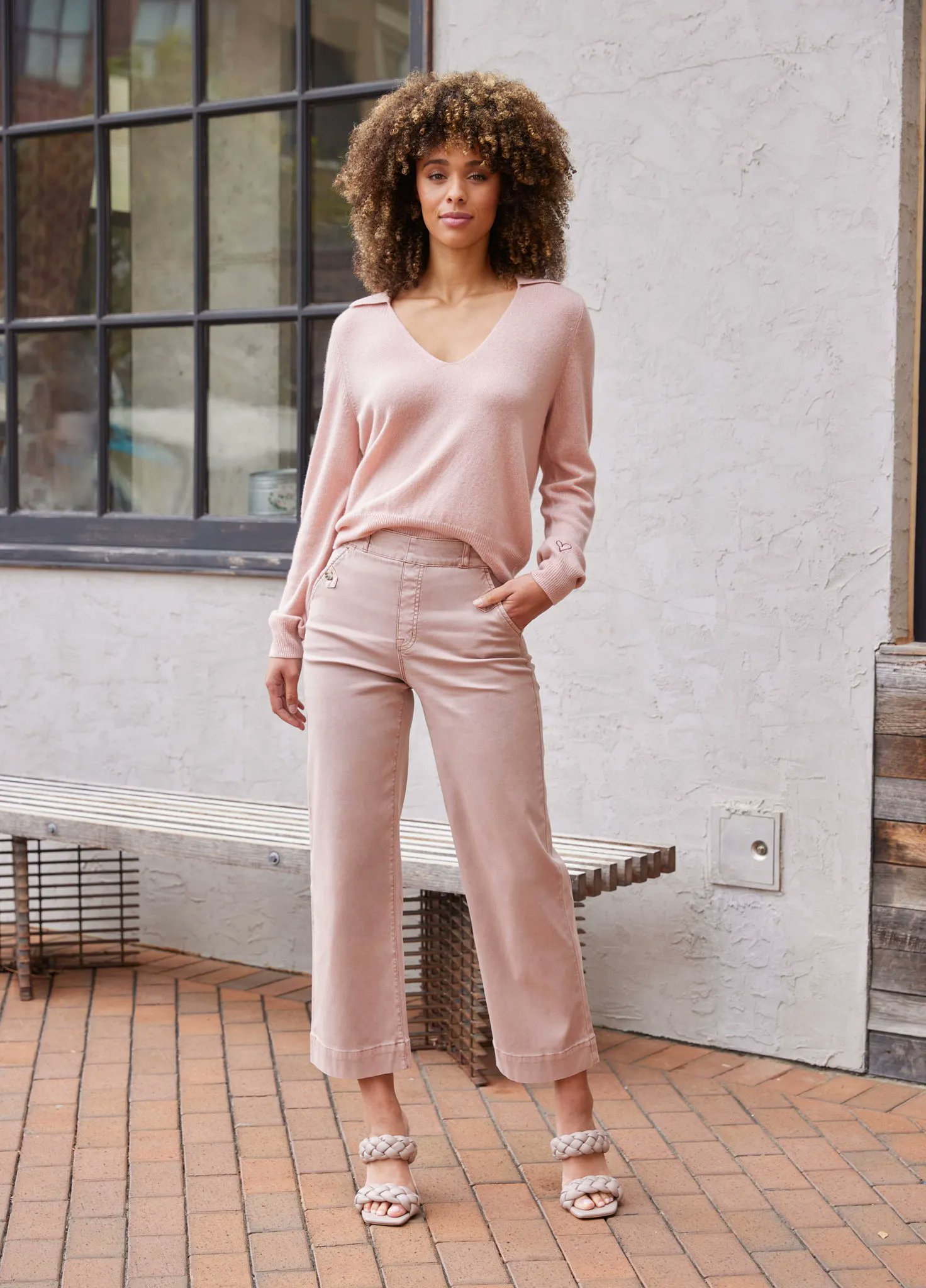 SPANX on X: STOP SCROLLING: And say hello to our wide leg twill pants in  *NEW* mauve color ❤️️ #Spanx #Fashion #OOTD Shop our NEW colors:    / X