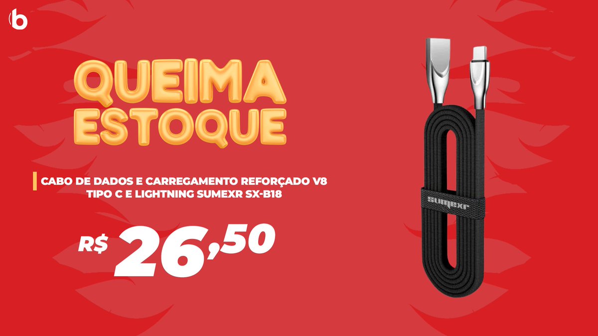 bordomsbr's tweet photo. Quem nunca sofreu com cabo frágil ao carregar seu smartphone?📱

Dê adeus a esse velho problema e conheça esse Cabo de Dados feito com materiais de alta qualidade e condução interna de puro cobre.

Aproveite a nossa promoção! 😉

https://t.co/yMcRc3U7lf https://t.co/tYtNVeulcM