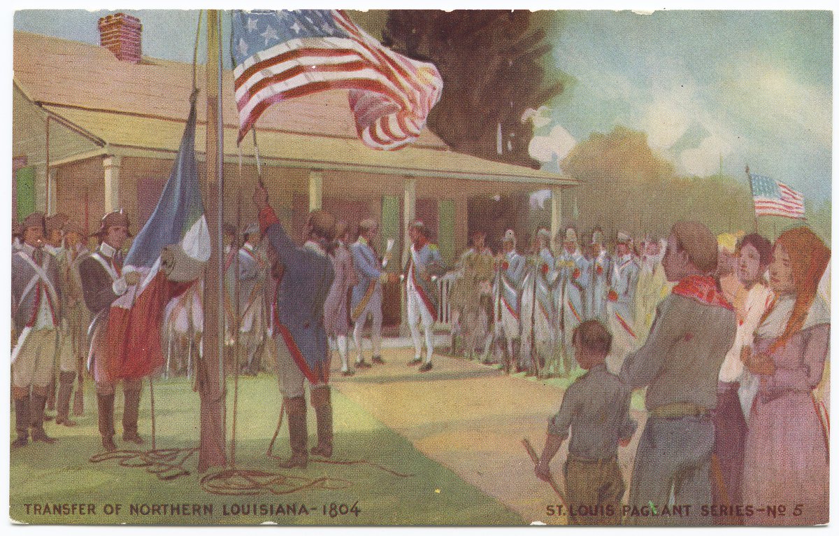 In early March of 1804, the citizens of St. Louis had to have been a bit confused.   

Learn more about the excitement of Three Flags Day: nps.gov/articles/u-s-t…