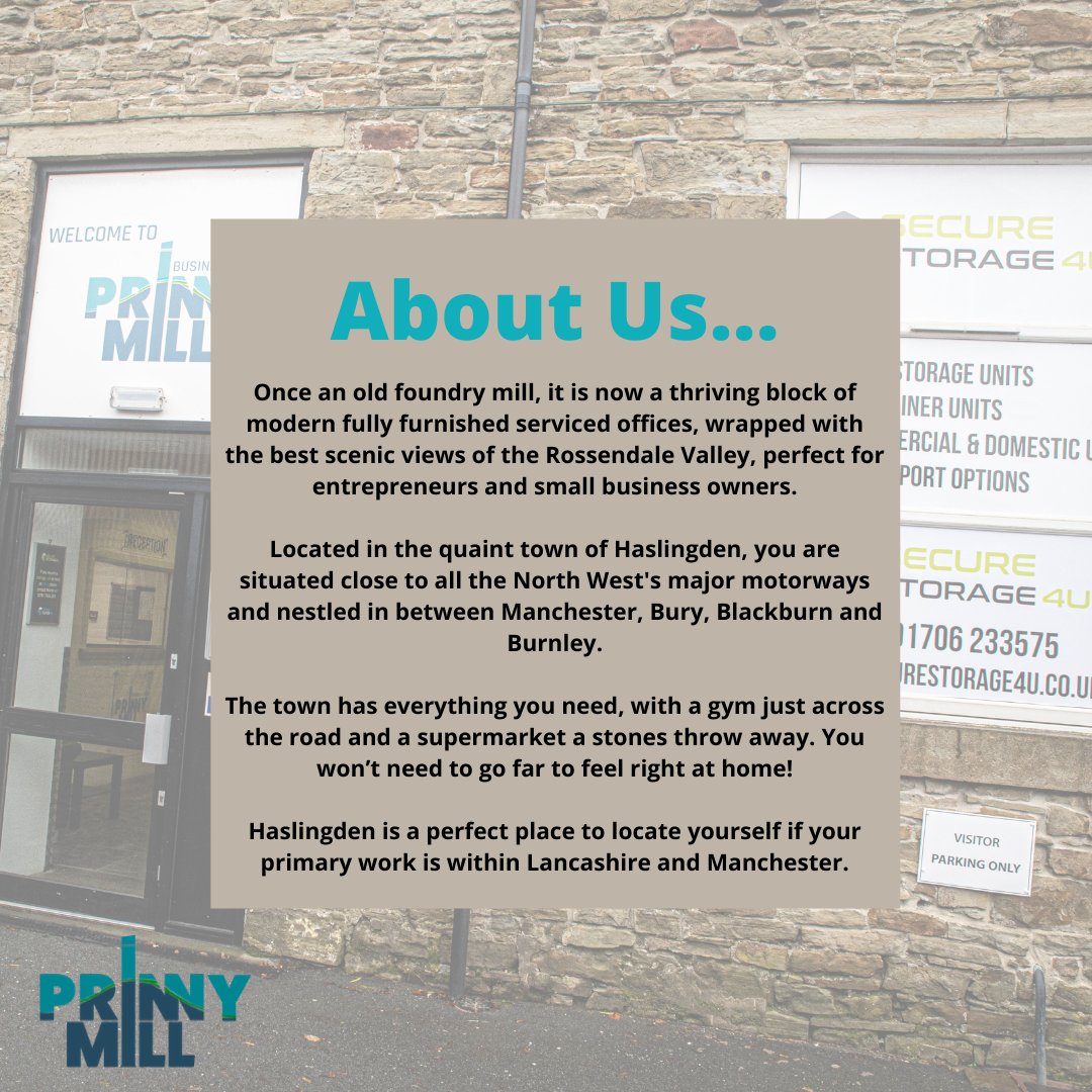 Did you know Prinny Mill's History? No! 

Why don't you pop in and have a look at our #History #Timeline in reception! 

We are open 9am - 5pm 😀

To enquire...
📞01706 240010
🌐ow.ly/h80D50EF8an