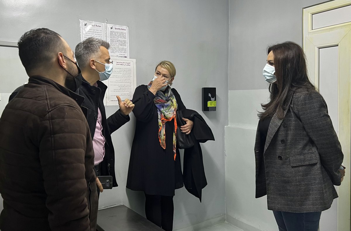 LeadersOrg's tweet photo. From today's visit w/ an @RDPPME Swiss Delegation to one of our Skills4Work project beneficiaries: Juman Dead Sea.

Through the project, the woman-led #SME built its capacity to grow &amp; absorb more labour, where it now hires #syrianrefugees &amp; #hostcommunities.

#rdppme https://t.co/X8RmCfUCKZ