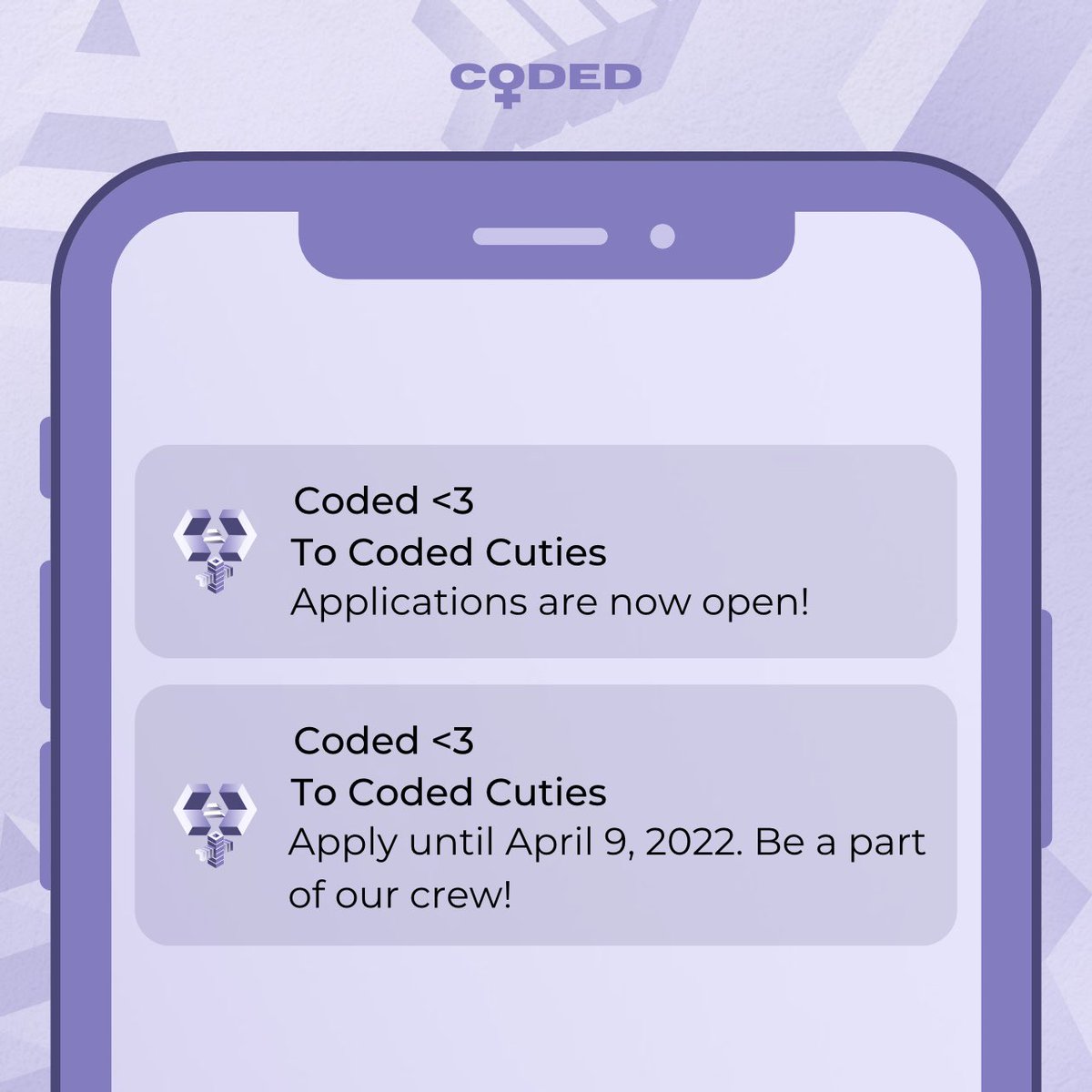 codedorg_'s tweet photo. “Really? Are you sure?!”
“It’s true! Applications are open!” 🤩

Starting today, We are accepting applications for AMBASSADORS and our COMMITTEES: ✍️ Literary, 🎨 Creatives, 🫂 Internal Relations, and 🤝 External Relations.

🔗: https://t.co/DpN1uzD8QD

#Coded2022 #WomenInSTEM 👾 https://t.co/qrdlWkKqlm