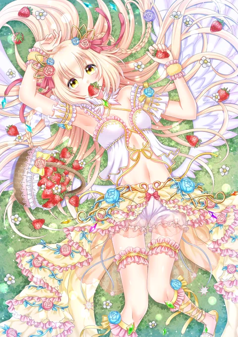 過去絵再掲ですが、黒ウィズ9周年おめでとうございます〜#黒ウィズ9周年 
