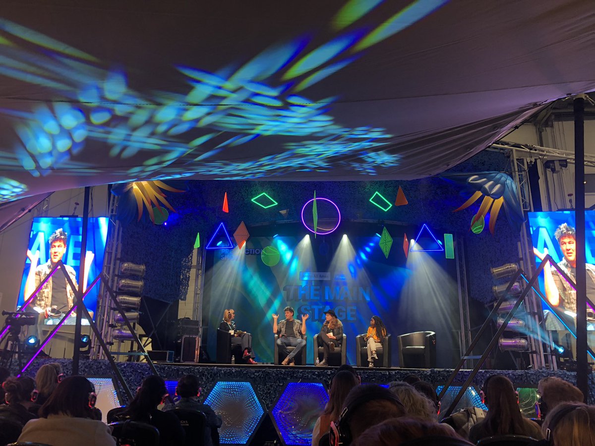 Access_AA's tweet photo. The next panel on the Main Stage are discussing whether audiences expectations for music and arts are changing. With Alexandra Ampofo @LiveNationUK, Goc O’Callaghan @ATGFestival, Pip Rush Jansen @A_rcadia, and chair Tania Harrison from TBH Productions. #EPS22 https://t.co/Iz392KLRDh