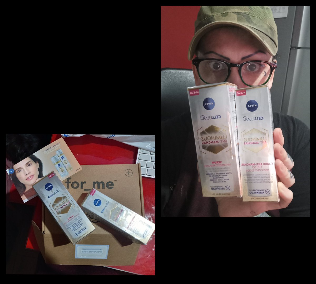 SandymoonDCS's tweet photo. Sigo en el reto de para probar LUMINOUS 630 (no hay otro producto en el mercado igual) y ver como van desapareciendo las manchas de mi rostro. Ya les iré contando. Gracias
#ForMeMxLuminous630 #RetoLuminous630 #RecuperaTuLuz @nivea_mexico #formetips
#sandymoon #rt https://t.co/GaxdVOL0JT