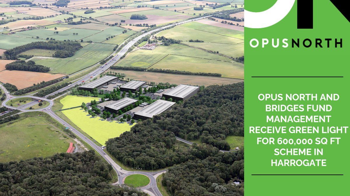 We are delighted to announce, alongside <a href="/BridgesFundMgmt/">Bridges Fund Mgmt.</a>, that we have secured planning permission for the Harrogate sustainable employment development, which will deliver over 600,000 sq ft of employment space. Read more here: opusnorth.co.uk/planning-secur…