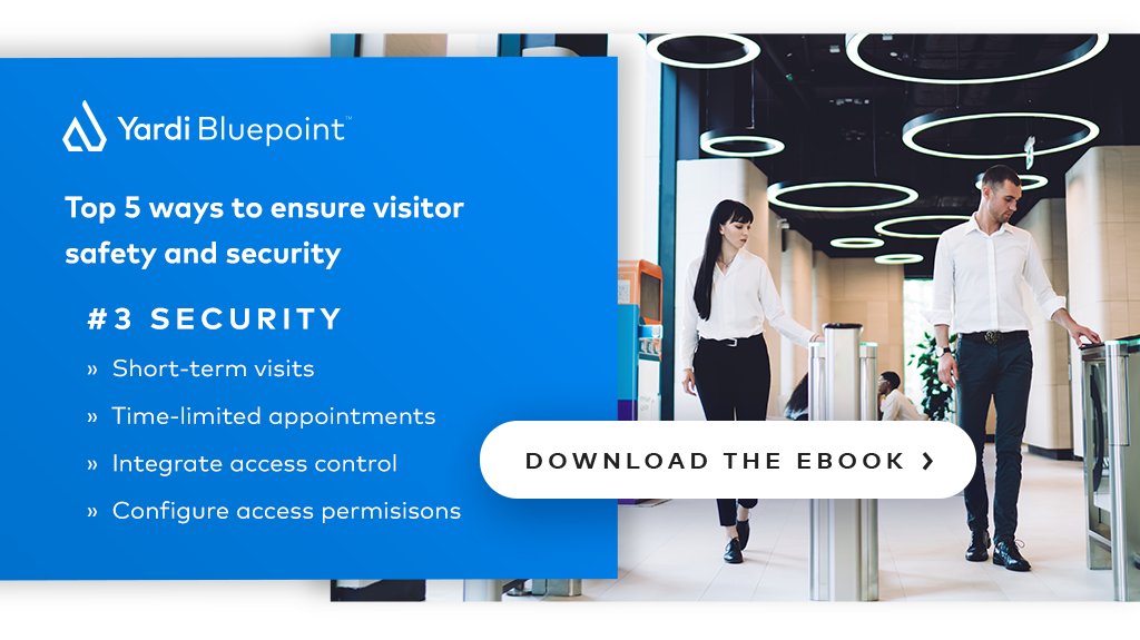 Top 5 tips for #VisitorManagement – #Security - Integrate #AccessControl with #VisitorManagement software to enhance your security. You can assign access permissions by visitor type to easily manage short-term visits. Find out how at bit.ly/3MEtfF1! #SmartBuildings