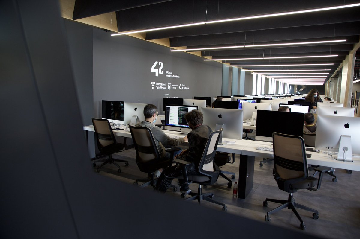 LPJ_Andalousie's tweet photo. Lancée par Xavier Niel,l’Ecole 42 est depuis quelques semaines à Málaga, soutenue par la @FundacionTeleMx , la @AndaluciaJunta et la mairie de @malaga .
Un Francais nous parle de son experience 👉 https://t.co/Yvu5w7NNAb
#42Network #42Gether #hello42 #42Alumni #42StartupClub https://t.co/PWcMARCe7S