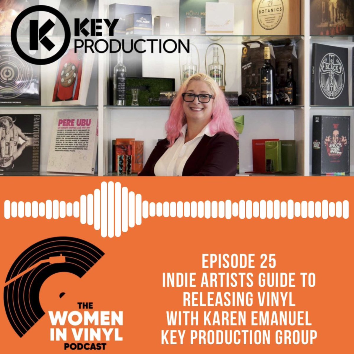 womeninvinyl's tweet photo. Catch the second to last part of our Indie Artist’s Guide series with the fabulous Karen Emanuel, founder @KeyProduction a creative agency and #vinyl broker since 1990. #womeninvinyl
https://t.co/YoBcUaUfDP https://t.co/ZBF0ZtYGoI