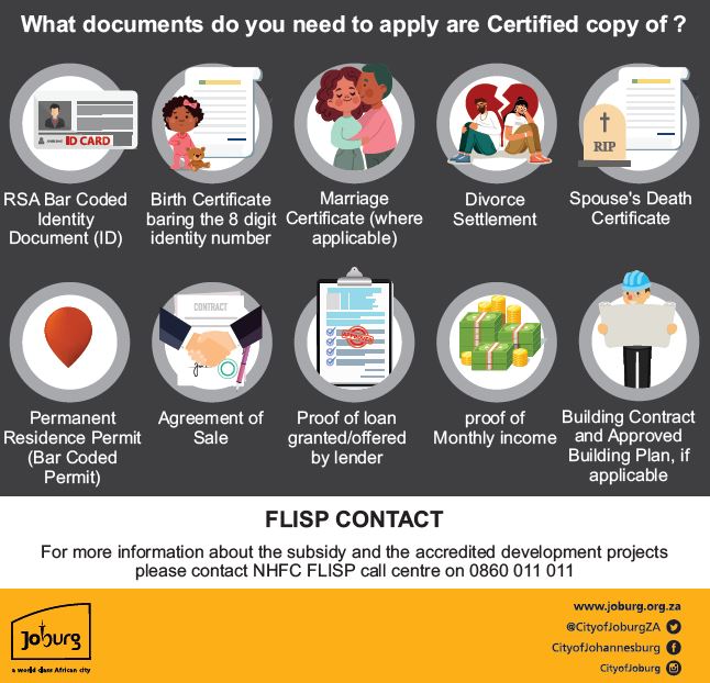 CityofJoburgZA's tweet image. ✅Document checklist #FLISP #JoburgCares ^NJ