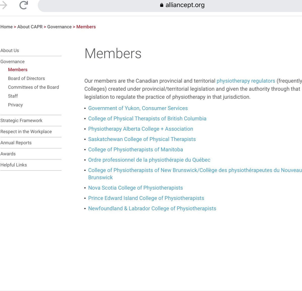 kate_6ixphysio's tweet photo. @CollegeofPTs is no longer part of the CAPR membership. They were “terminated for failure to meet administrative obligations”.  
So you voted to stay in but then didn’t pay your dues? 
Or you’re that bad of a member, they kicked you out?
👏🏻👏🏻👏🏻 https://t.co/vId4wYDVG0