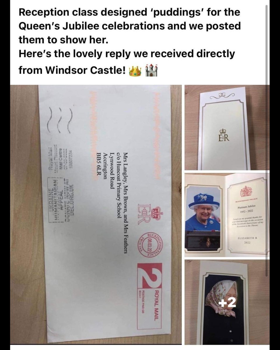 We have had a lovely reply from Windsor Castle!