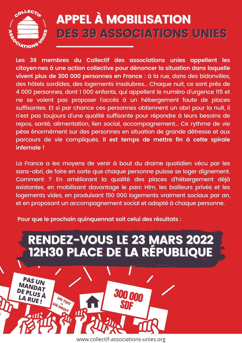 Collectif des Associations pour le Logement tweet media