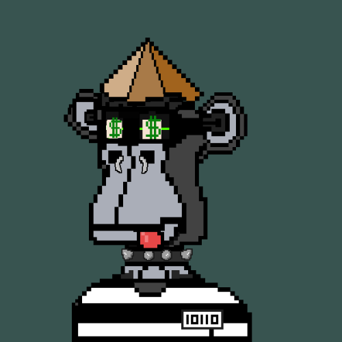 PARC#229 forgot his crypto taxes and now he's in an awkward situation..., but his portfolio has never been so green, so he doesn't care 🍌🐒🟩💰💹.

Find him on <a href="/Ravenistcom/">Ravenist 🅁🅅🄽</a>  ravenist.com/pixel-apes-rc/…

#RVN #NFTs #Crypto #Ape #Pixel #Ravencoin