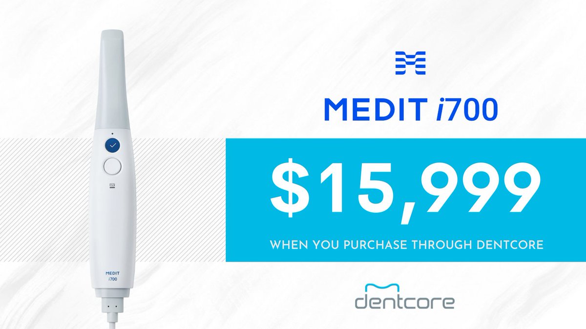 Dentcore1's tweet photo. Don't miss your chance, get a Medit i700 from Dentcore today! 

To get a quote, check out https://t.co/u0qidl8X7c or email info@dentcore.com

#dentcore #medit #digitaldentistry #i700 #mediti700 https://t.co/28vNm6TuGZ