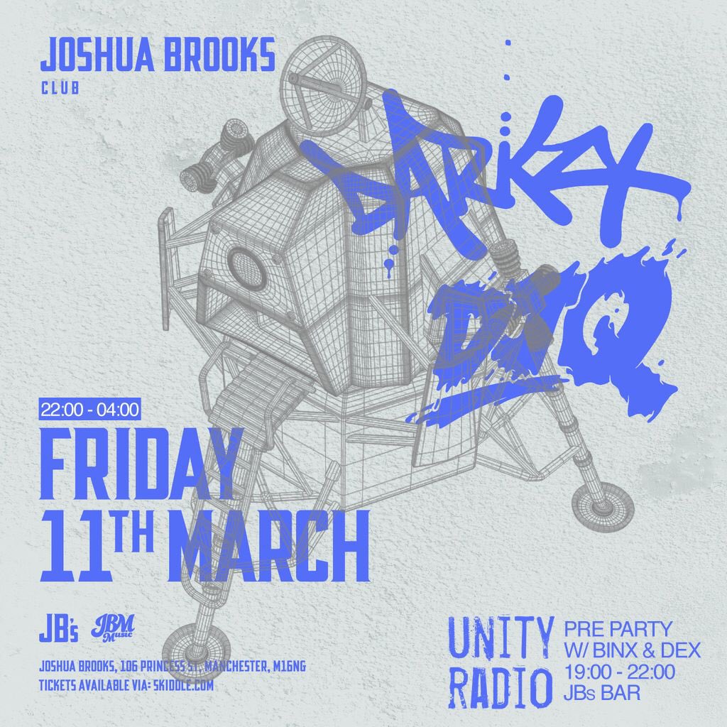 UNITYRADIOFM's tweet photo. This Friday 🔥🔥🔥 W/ our very own Binx and @DextheDJ warming up for @Darkzyuk and @djqmusic @JoshuaBrooksJBS. Get your Unity Radio exclusive discounted tickets via the link below:

https://t.co/l2yIRm21eS…

#UNITYRADIO
#JoshuaBrooksJBS https://t.co/hAWPwTiFk2