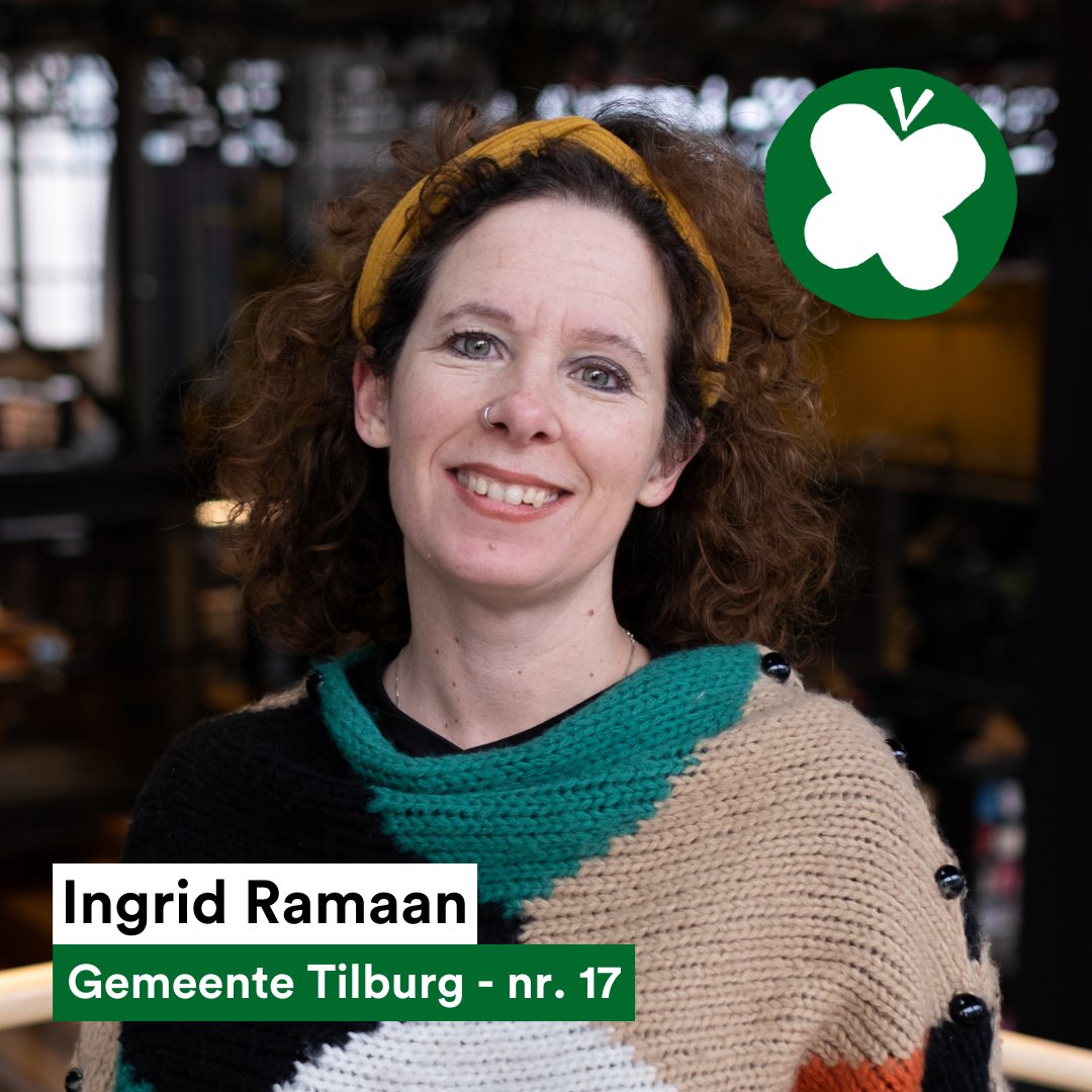Wij stellen graag #17, onze laatste kandidaat, aan je voor: Ingrid Ramaan.

👉🏼 Nog eens al onze kandidaten op een rijtje zien? Check onze website.

#pvddtilburg #partijvddieren #pvdd