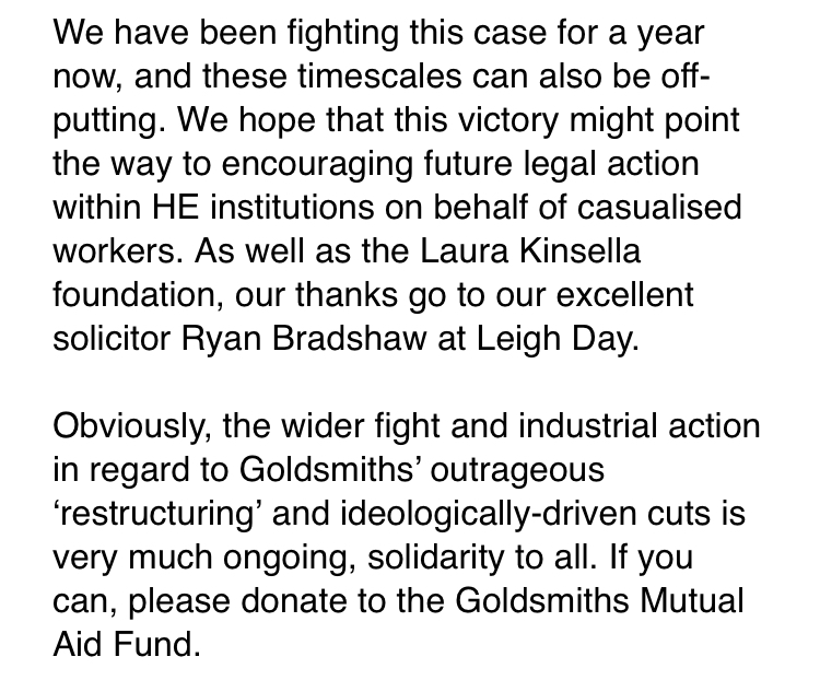 Goldsmiths SC Tutors tweet media