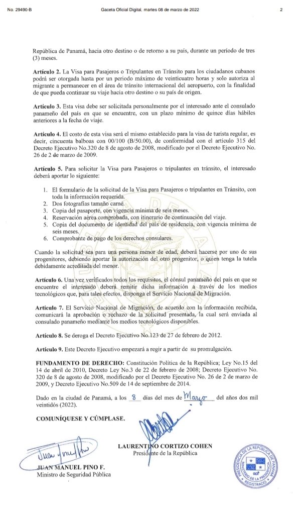 MagJorgeCastro's tweet image. ⚠️⚠️Panamá establece visa de tránsito para los cubanos... una medida que dificulta los viajes teniendo en cuenta que los aereopuertos de ese país son puntos claves de conexiones en América Latina.