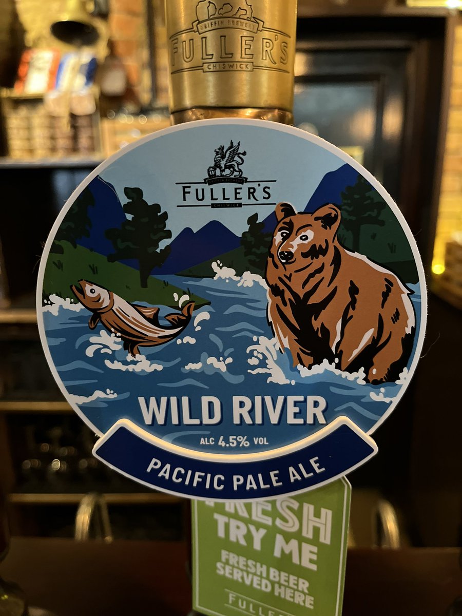 Now pouring Wild River - Pacific Pale Ale 4.5%