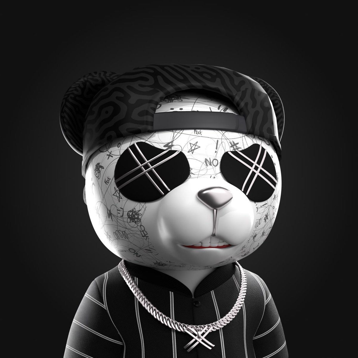 PandazMeta's tweet photo. This panda seems to be a little angry 👀 
Can we show some love to it? 🐼

#NFTCommunity #nftart #nfts https://t.co/wDwJJkaTzS