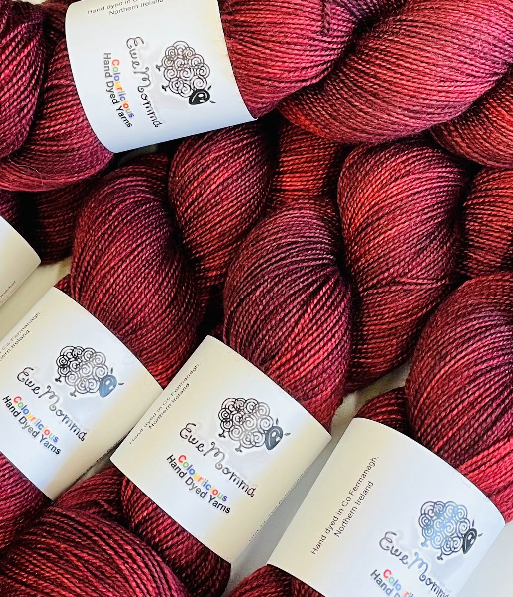 EweMommaKnits's tweet photo. Be like the customer who used the dye to order feature at https://t.co/y0T3bIHSl8 and got 10% off their order 💫 

Yarn shown - Judas on Titanium sock (75% Superwash Merino/25% Nylon) 🧶 

#handdyed #yarn #handdyedyarn #indiedyed #indiedyedyarn #ewemomma #enniskillen #fermanagh https://t.co/6MT9xCte2C