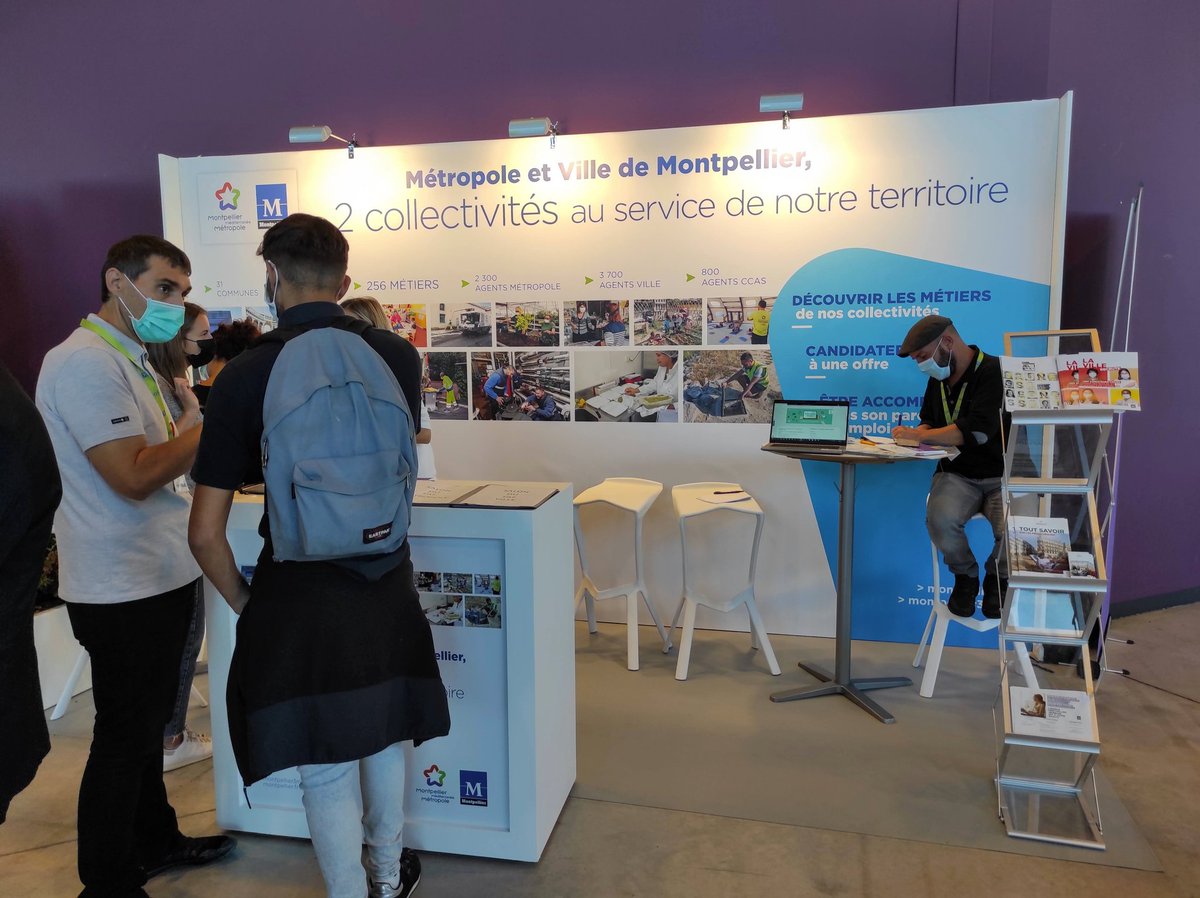 montpellier_'s tweet photo. 👉Inauguration ce matin de la 15ème édition du Salon TAF (Travail - Avenir - Formation)
💬Venez rencontrer les chargés de recrutement de la Mairie, du CCAS, de @Montpellier3m ainsi que le Réseau des Médiathèques et @MtpJeunesse.
📅 9 - 10 mars
🕗9h - 17h
📍 Parc des Expositions https://t.co/2cTQriyLw0