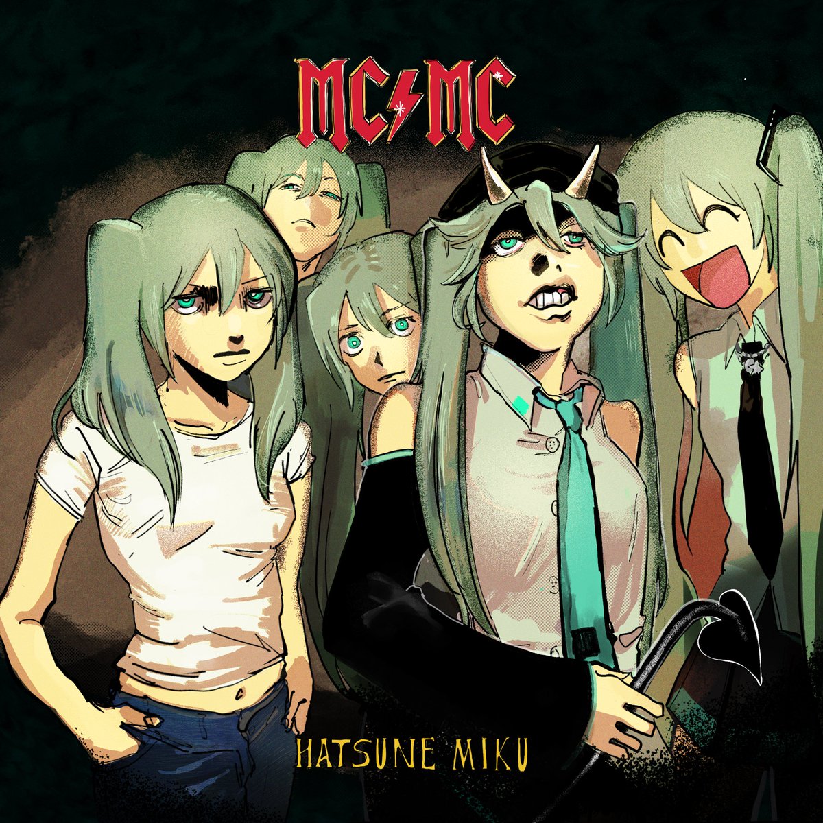 ミクの日 AC/DCな、MC/MC。 」|🦄ユニカ🌈重版『マダムが教えてくれたこと』のイラスト