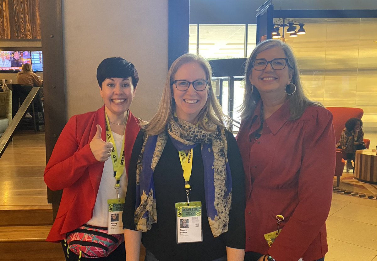 markmilliron's tweet image. Some scenes from education connections &amp;amp; reconnections at @SXSWEDU! Loved meeting up with @wgu learning design &amp;amp; skills champions, @MursionInc community builders, and K12 &amp;amp; higher edu communicators &amp;amp; innovators! @sdemark @KaceyThorne @BryanSetser @JennaSTalbot @Turnitin #SXSWEDU