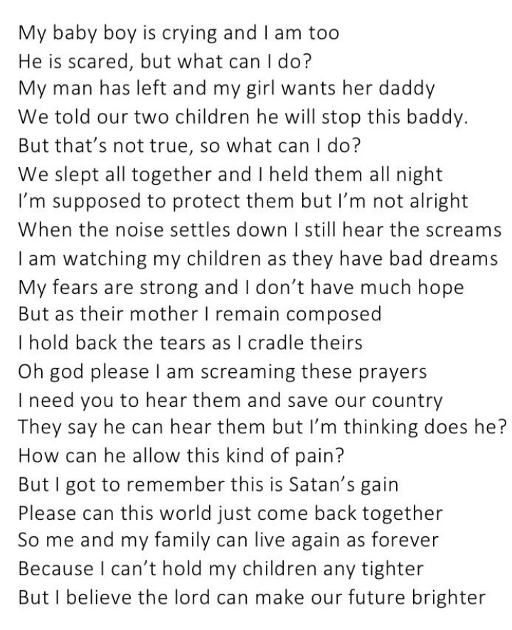 Beautiful #poetry by one of our clients about the crisis in the Ukraine