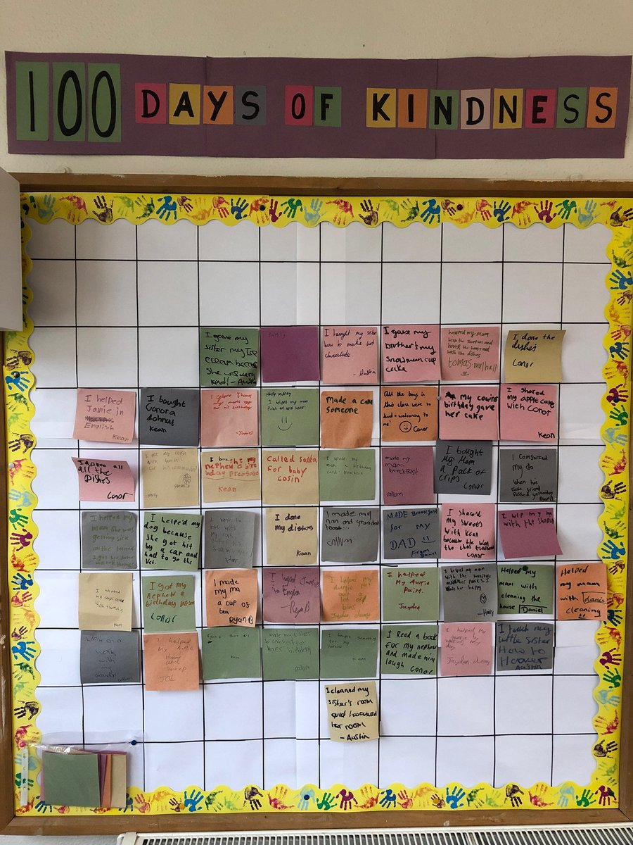 FrancisStSchool's tweet image. Enjoying our empathy shout outs over the intercom this week! Kindness everywhere!! #franner @DCUCMS @ERSTIRELAND