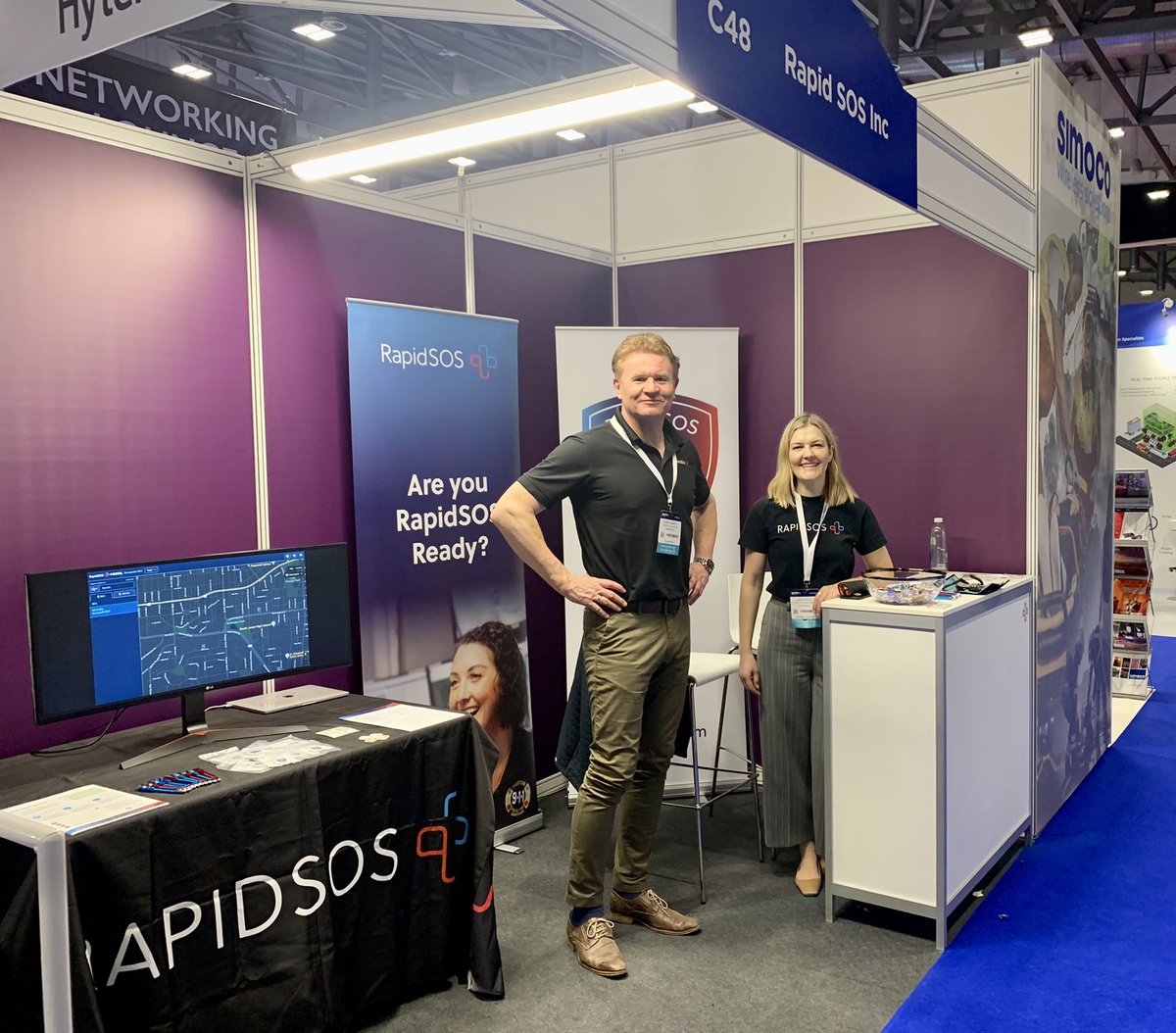 Jess_N_Reed's tweet photo. Day 2 at @BAPCOEvent is off and running! Swing by and see @JeremyH_RED and I at the @RapidSOS booth (C48)

#rapidsosready #publicsafety #ng999 https://t.co/4pNuRrnxGy