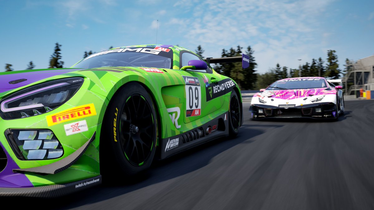 recmdverse's tweet photo. The first race of the Sprint League w/ SRXP for @projecthopeorg  is a fact. Awesome close racing with just 2 seconds difference in laptime between pole and 13th place. Watch the VOD at https://t.co/5TizqbdA28

#Simracing #RacingForPeace #AssettoCorsaCompetizione https://t.co/4JW74Jom30