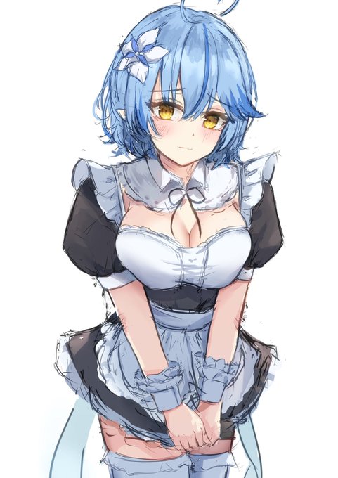 1年越しのラミィちゃんメイド
ボブカットver.
ラフ〜!!(*•̀ᴗ•́*)و ̑̑ 