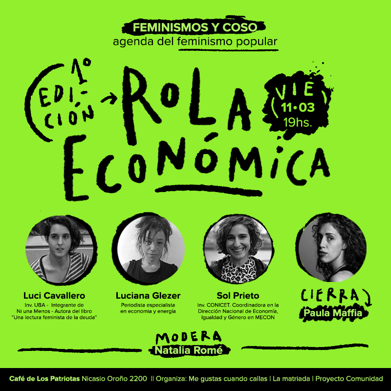 El #8M no terminó...

Llega la primera edición de Feminismos y Coso, agenda del feminismo popular.
Este viernes: Rola Económica 🤑 con <a href="/luciacavallero8/">lucicavallero</a> + <a href="/luciana_glezer/">luciana glezer</a> + <a href="/holasolprieto/">Sol Prieto</a> y gran cierre de <a href="/PaulaMaffia/">Paula Maffia</a>.

⚡️⚡️⚡️
Nos vemos ahí!
