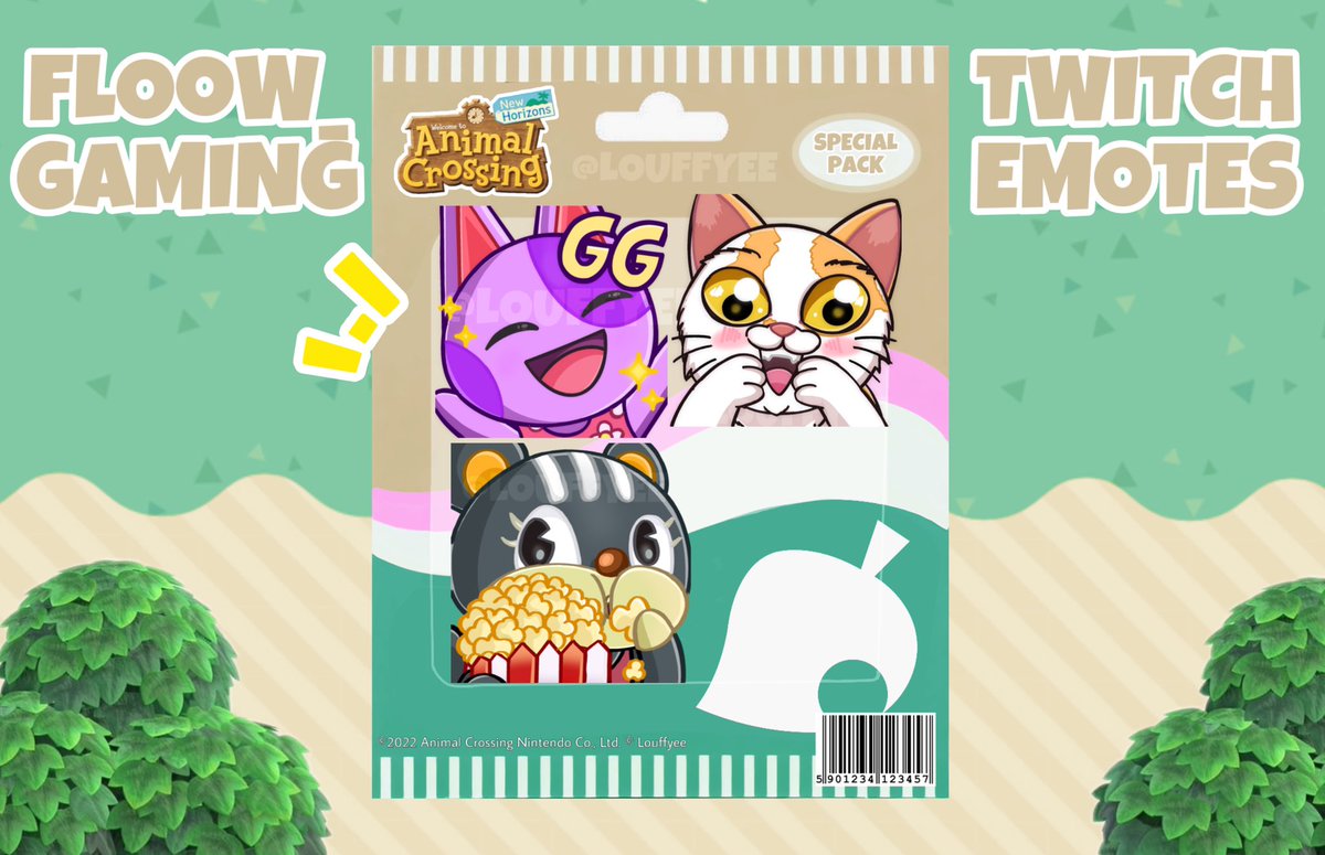 Amanolune_VT's tweet image. Nouvelle Commande pour @Floow_gaming , un Pack de 3 Emotes #Twitch #AnimalCrossingNewHorizons et son petit chat Cali ! ✨

Prix : Emote personnalisé a l’unité pour 8€ ou en pack ( de 3 )  pour 20€ 

Paiement uniquement via Paypal.