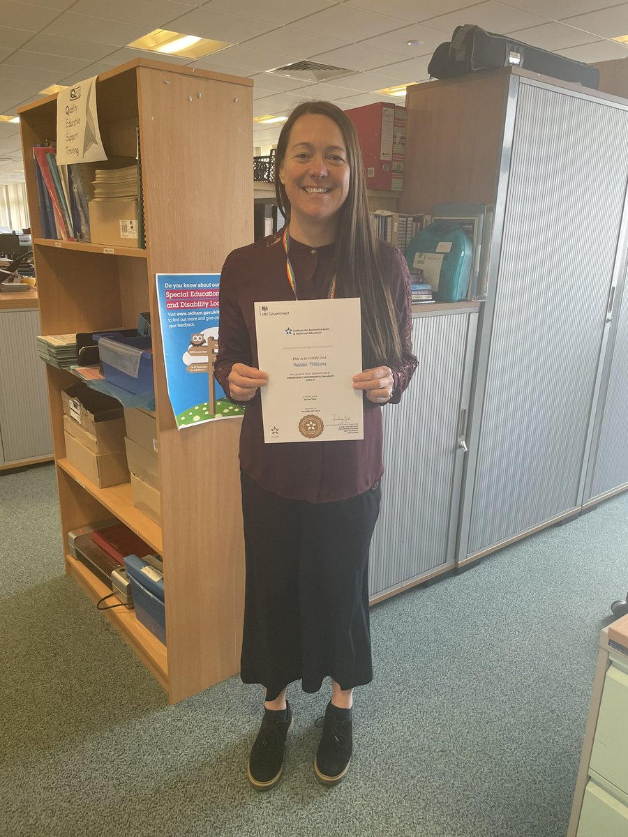 So proud of my manager @NatWellbeingWSA for getting her level 5 qualification in Management and Leadership! 🏆only gone and achieved a distinction too! 👏🏻🎉 Congratulations Nat! You deserve it!