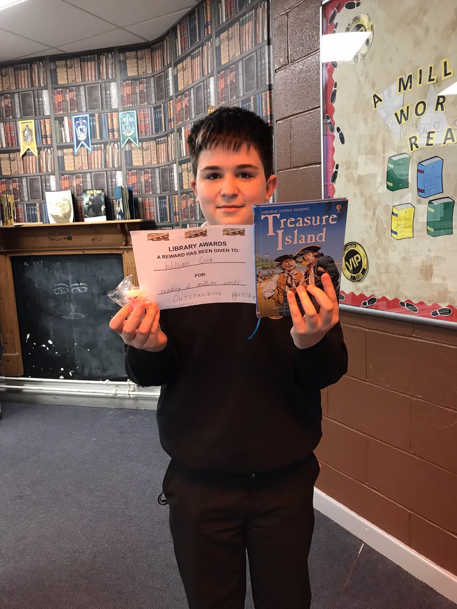 LSPLIBRARY1's tweet photo. William Cook of 7L - first pupil this year that has read over 2 million words. Fantastic achievement 😃 https://t.co/r0eKwRDKwp