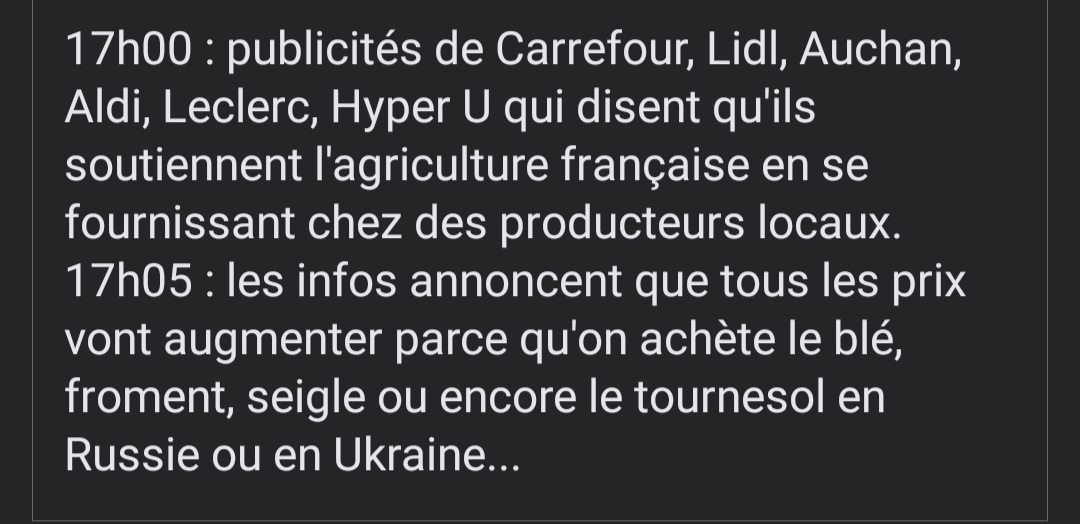 eltucko9's tweet photo. Chercher l'erreur, nos magasin on été pris sur le faite accompli 🖕

#agriculture #France #Europe https://t.co/sdQo87LL80