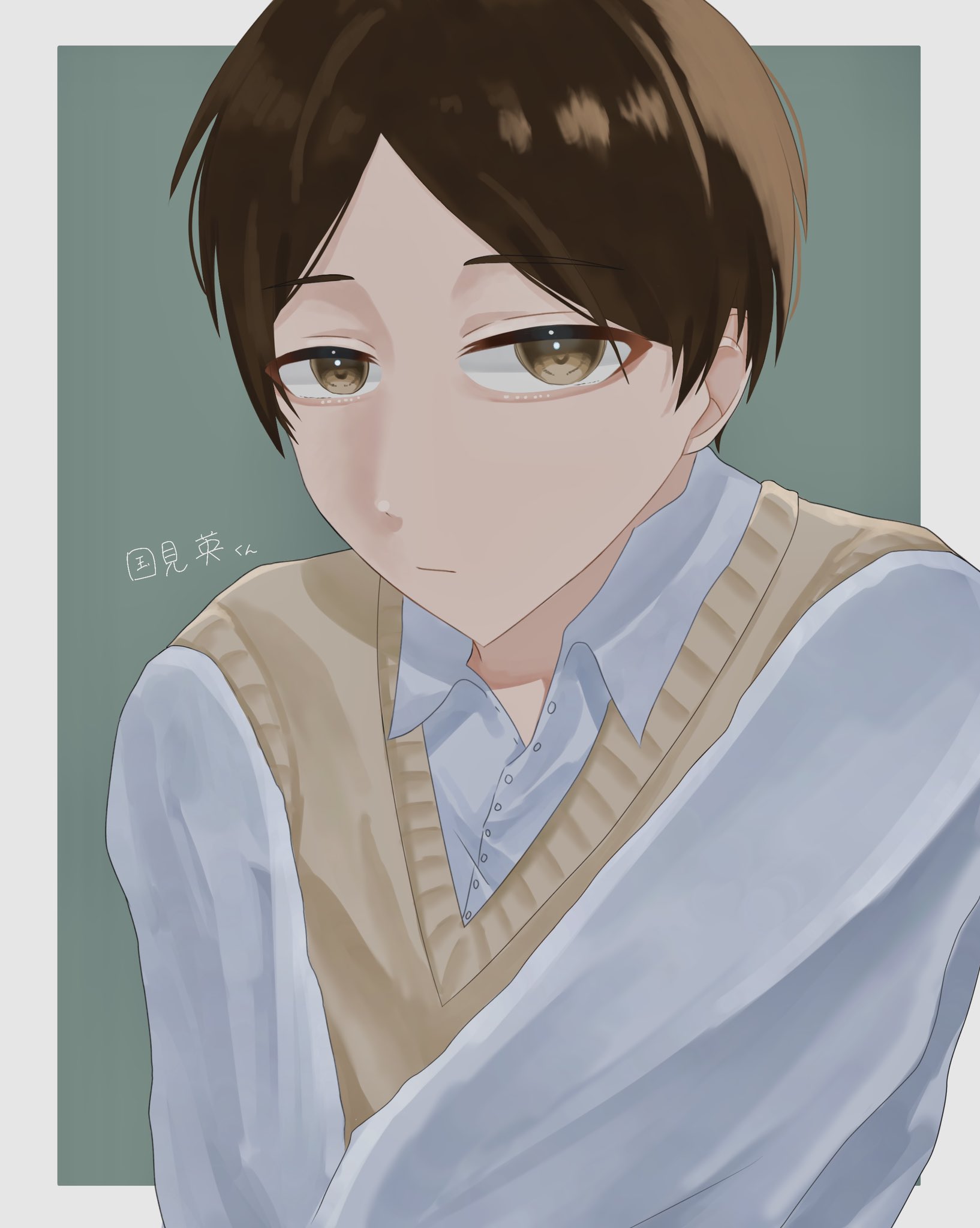 ものくろ イラスト有償依頼受付中 国見英くん イラスト Illustration Art Drawing イラストグラム お絵描き デジタルイラスト 国見英 ハイキュー ハイキューイラスト T Co Aba2vtcoil Twitter