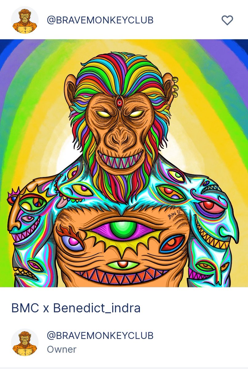 bravemonkeyclub's tweet photo. We are going to auction this NFT.. Our BMC collaboration with @benedict_indra.. Stay tune guys...
#PentasianSupportPentasian https://t.co/zkn9YFXjo2