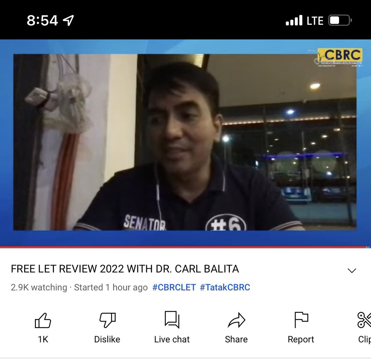 Ainyhaang0825's tweet photo. Thank you so much Sir Carl for the free Review today po. God bless you my Senatorโค๏ธ๐๐ป Let us support our Daddy Eagles all the way๐๐ป๐ #6saBalota #CarlBalita #Futuresenator https://t.co/pDvlN7jDt0