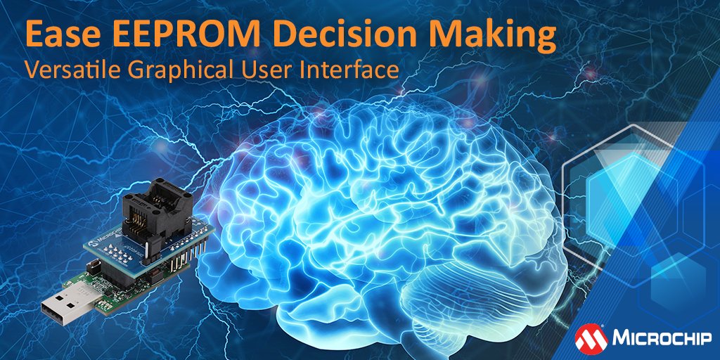 MicrochipTech's tweet image. Choose EEPROM wisely with our Serial Memory I2C Evaluation Kit (DM160237). A user-friendly GUI combined with a straightforward drop-in socket allow you to evaluate the functionality of our I2C EEPROM products. mchp.us/3vM06BT #EEPROM #serialmemory #GUI