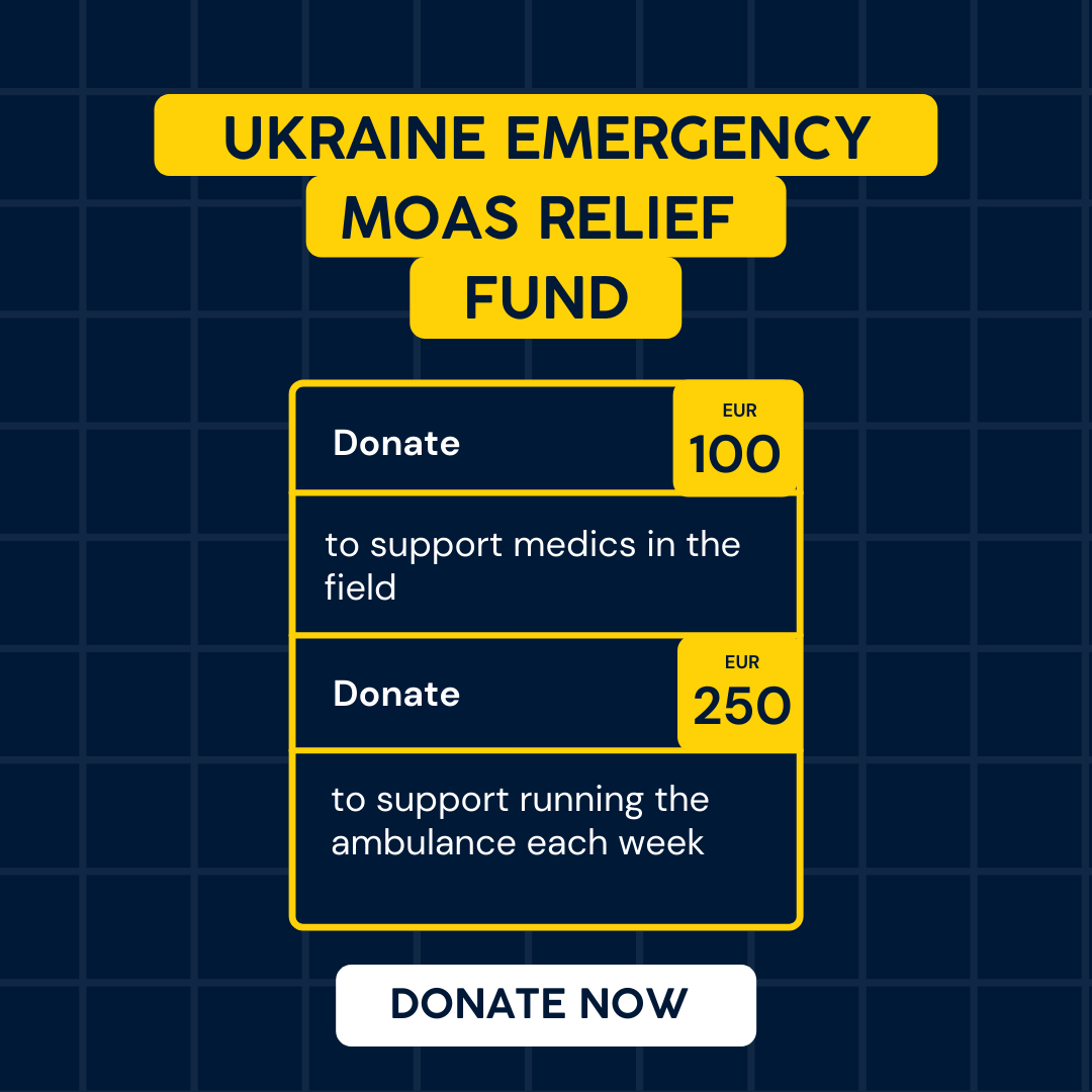 As part of the #MOAS emergency relief fund for #Ukraine, we are deploying medics and mobile medical units to the field. Your donation can help the #MOASMissionUkraine and save lives. moas.eu/moas-mission-u…