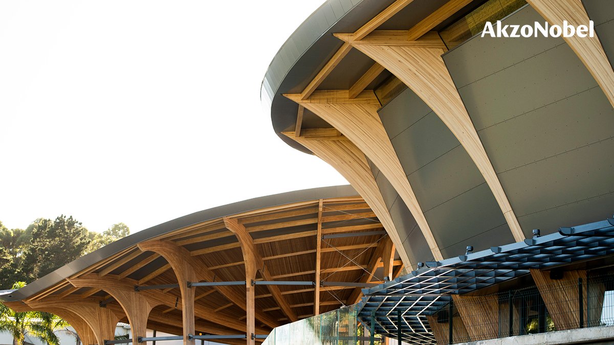 AkzoNobel's tweet photo. This is the gorgeous Atchugarry Museum of Contemporary Art. An amazing new venue in Uruguay which features more than 1,000 liters of our Cetol woodcare products. A great example of combining sustainable technology with responsible architecture. #AkzoNobel #PassionForPaint #Cetol https://t.co/WYOqmZfPMo
