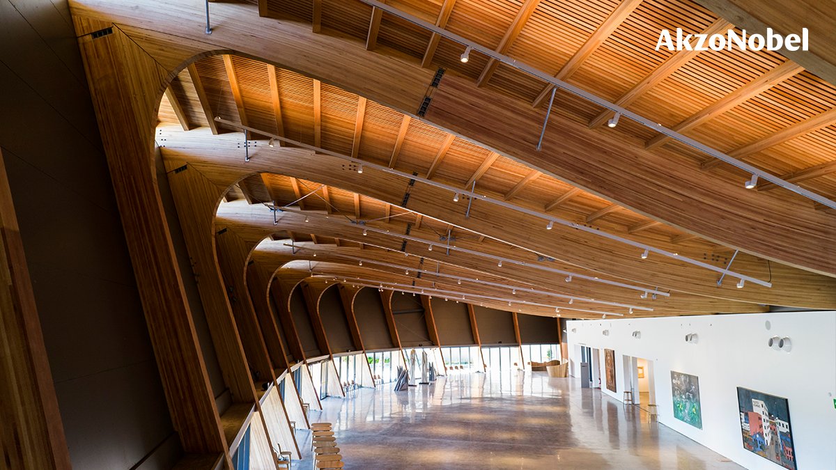 AkzoNobel's tweet photo. This is the gorgeous Atchugarry Museum of Contemporary Art. An amazing new venue in Uruguay which features more than 1,000 liters of our Cetol woodcare products. A great example of combining sustainable technology with responsible architecture. #AkzoNobel #PassionForPaint #Cetol https://t.co/WYOqmZfPMo