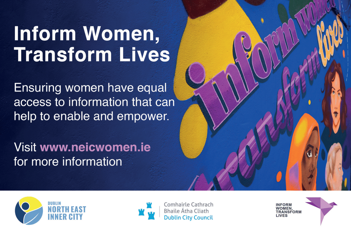 New website launched by Dublin City Council @NEIC_Dublin & @CarterCenter  listing valuable local services for women & families see: neicwomen.ie @LordMayorDublin  @janetphorner @HillStreetFRC  nwcdp #Info4Women #IWD2022 #InformWomenTransformLives