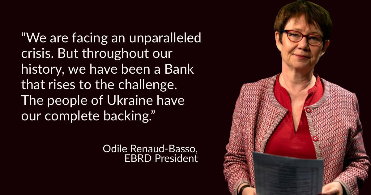 The EBRD tweet media