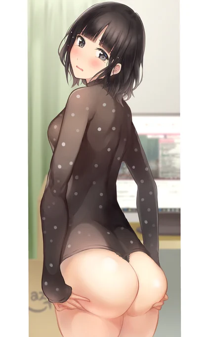 おっきいお尻のお姉さん 