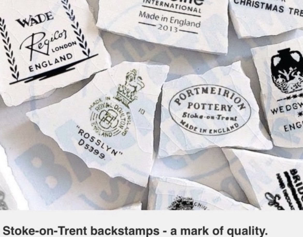 As today is #madeinukday it’s worth reiterating that consumers who appreciate the value of the ‘made in Stoke-on-Trent’ backstamp, an indelible mark of quality, buy into generations of skills, application &amp; innovation which made the Potteries a premier brand.